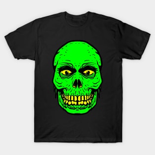 Green Skull Head T-Shirt